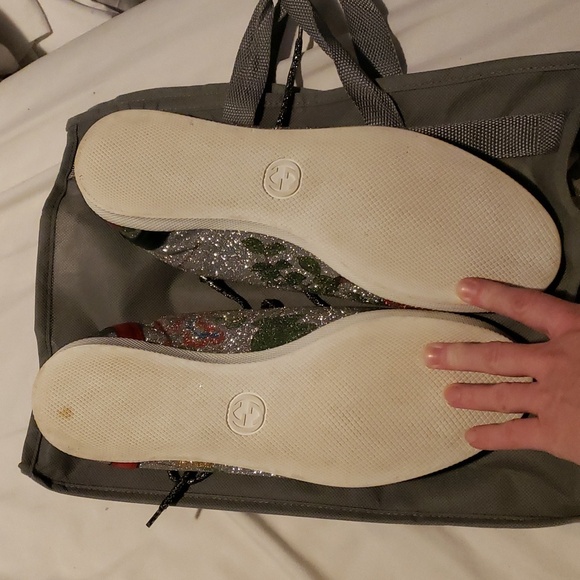 Gucci Unisex/M 10/W11 Tian glitter sneakers to beat all sneakers - Picture 8 of 9